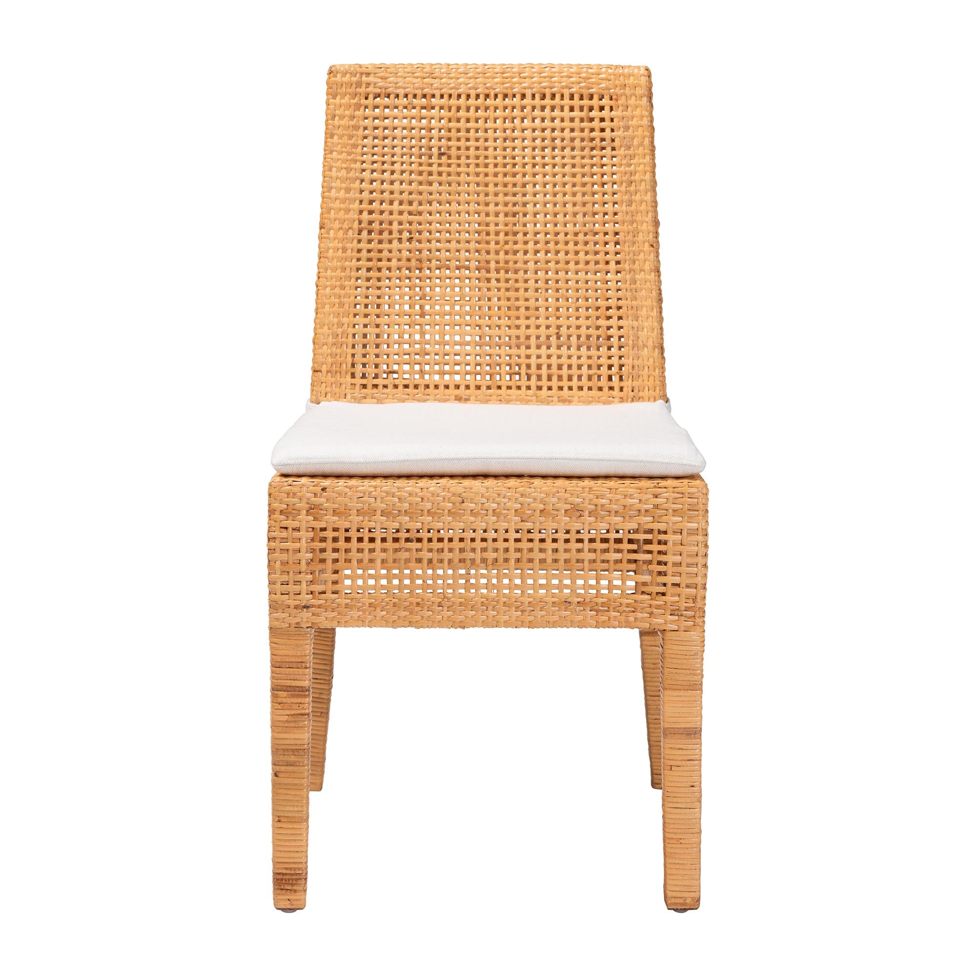 Morris Bohemian Light Honey Rattan Dining Chair