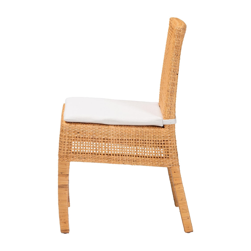 Morris Bohemian Light Honey Rattan Dining Chair