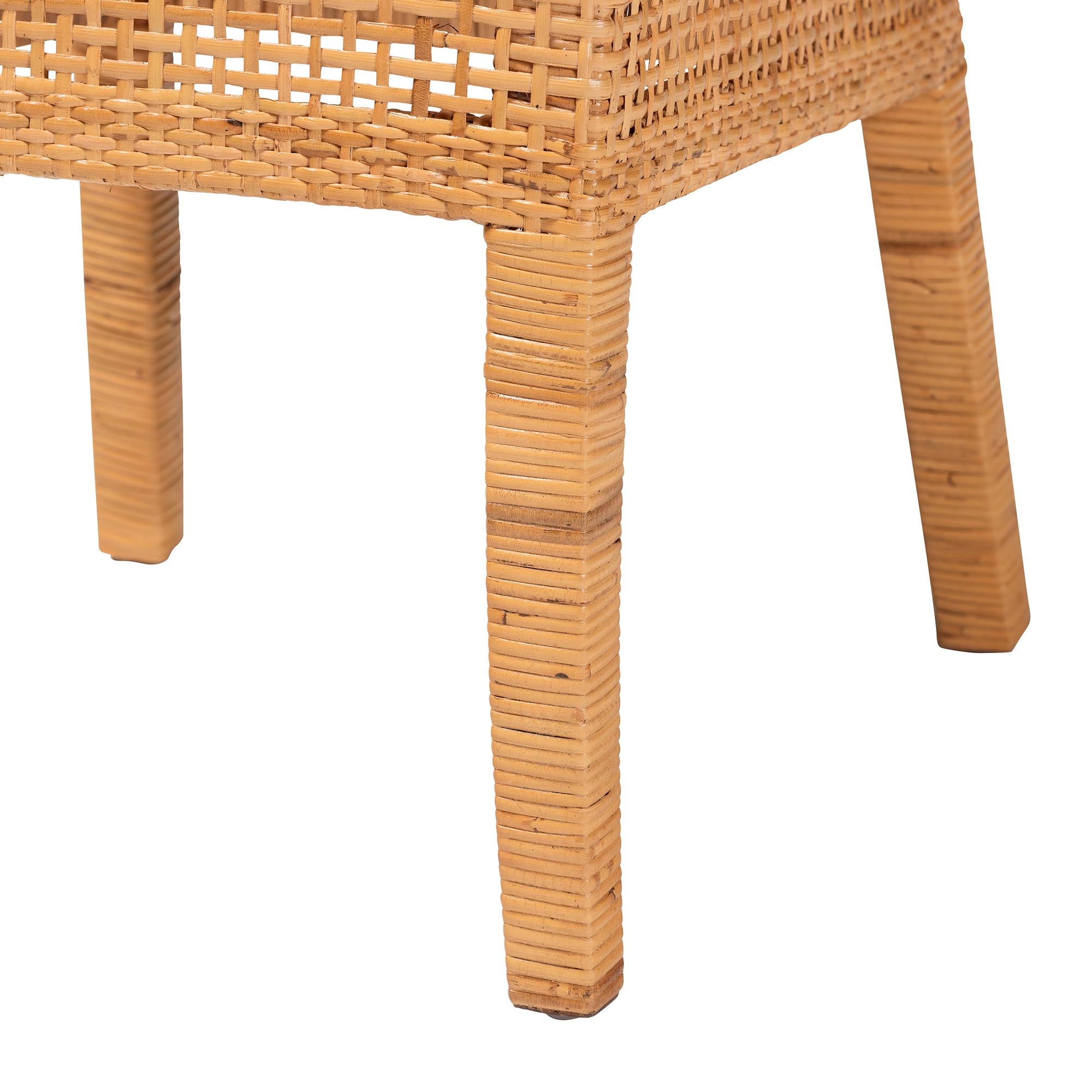 Morris Bohemian Light Honey Rattan Dining Chair
