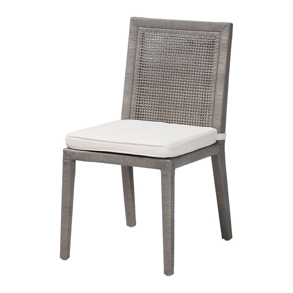 Sofia Grey Rattan Dining Chair
