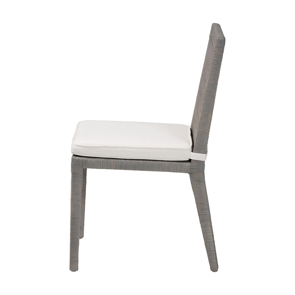 Sofia Grey Rattan Dining Chair