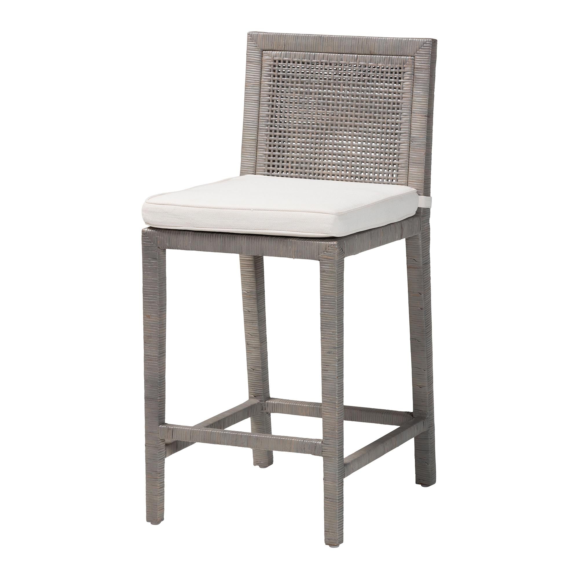 Sofia Natural Rattan Counter Stool