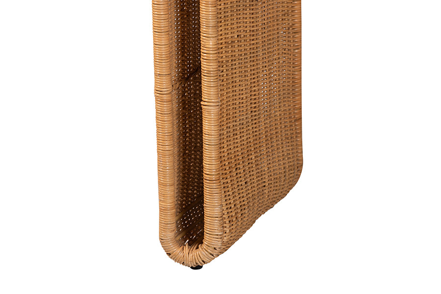 Nevada Bohemian Light Honey Rattan Console Table