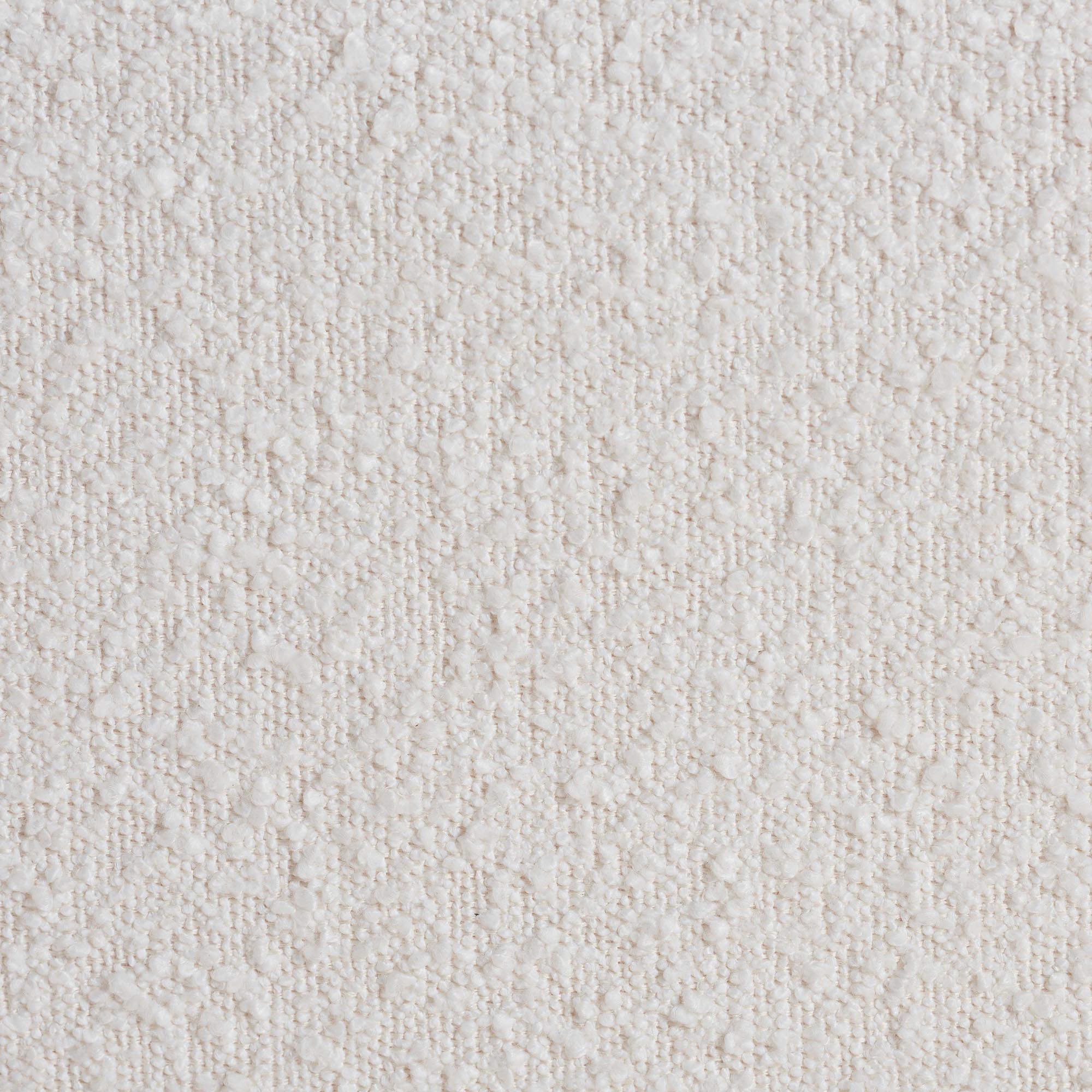 Biana Boucle Dining Chair - Modern Upholstered Accent Armchair, Cream, Minimalist Design