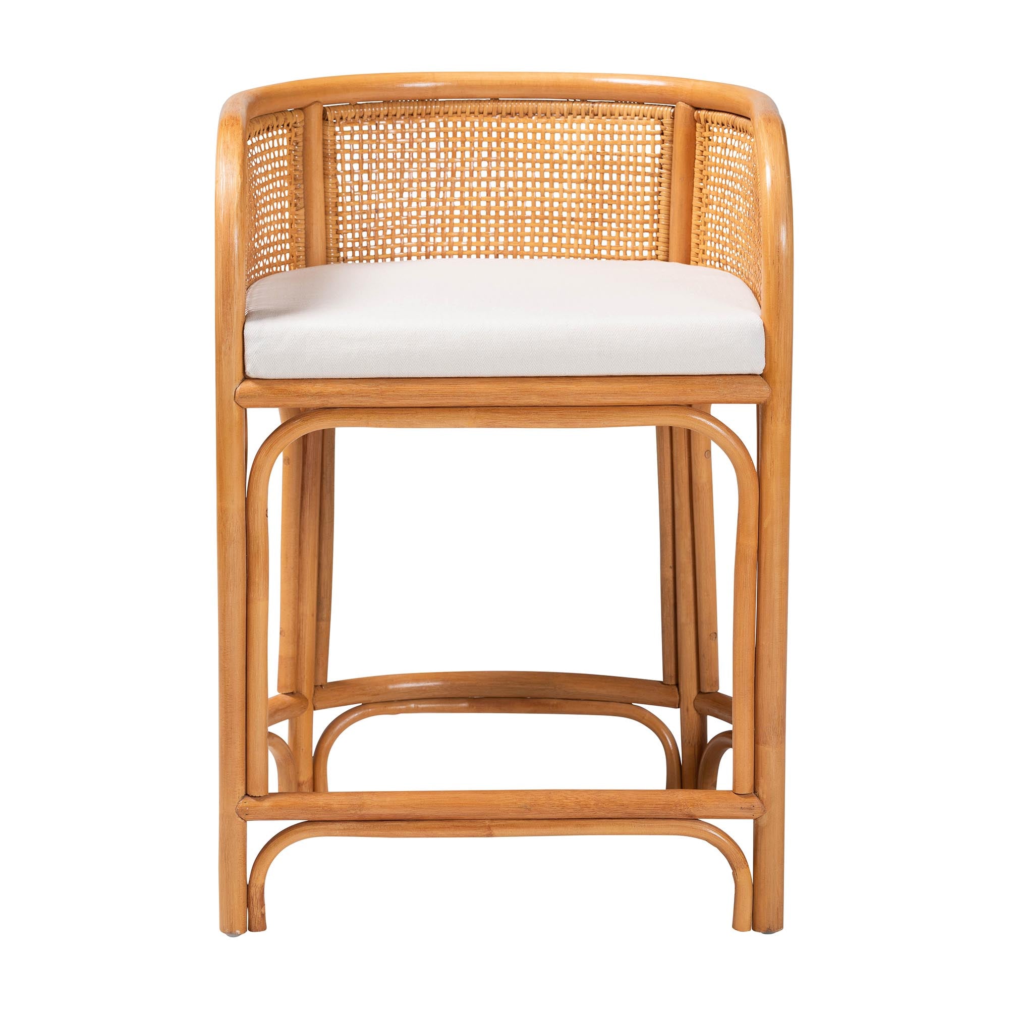 Ania Natural Rattan Counter Stool