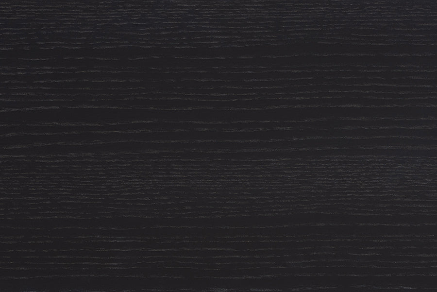 Martino Four-Poster Platform Bed - Sculpted Post Bed Frame with Panel Headboard, Vintage Spindle Bed, Black, King