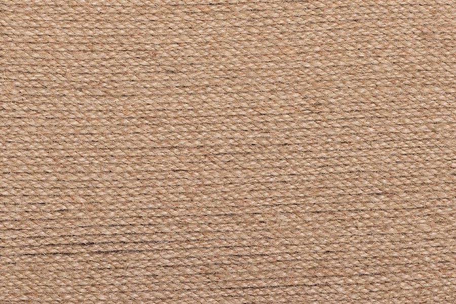 bali & pari Lenka Natural Jute Coffee Table - Textured Handwoven Cocktail Table with Sculptural Base and Irregular Top for Living Room or Lounge