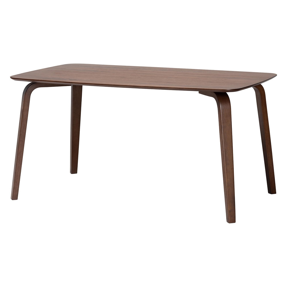 Fremont Wood 5-Piece Dining Set - Mid-Century Modern Table with Matching Chairs for Dining Room or Kitchen