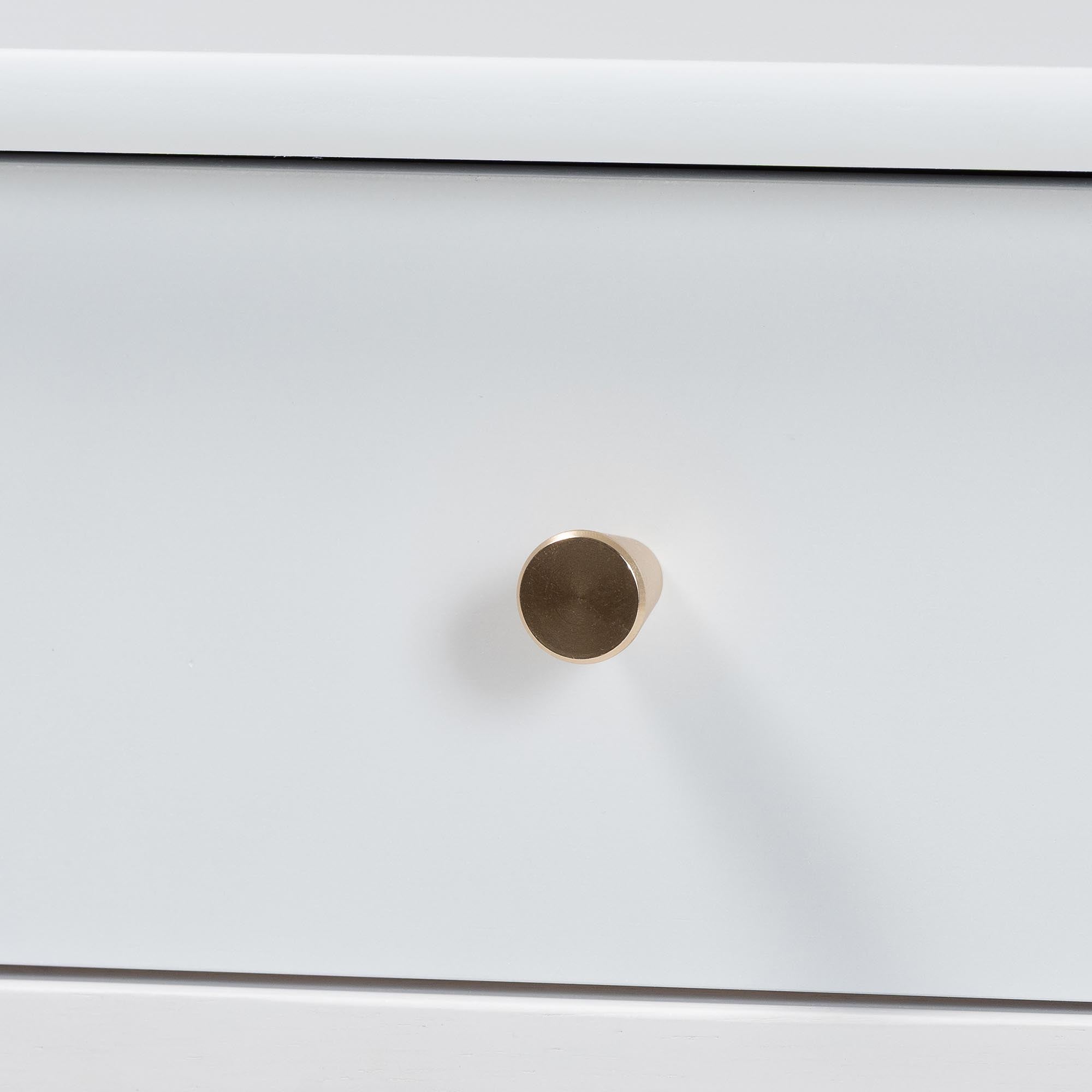 Callison Spindle Nightstand - 1-Drawer Farmhouse Bedside Table with Open Shelf Storage and Turned Accents for Bedroom, White