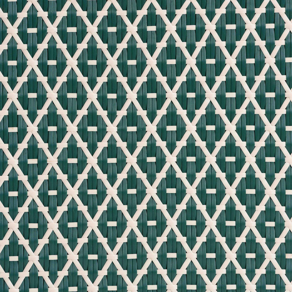 Mattie Natural Rattan Round Bistro Dining Table - Handwoven Cafe-Style Accent Table for Kitchen or Indoor/Outdoor Lounge, Green