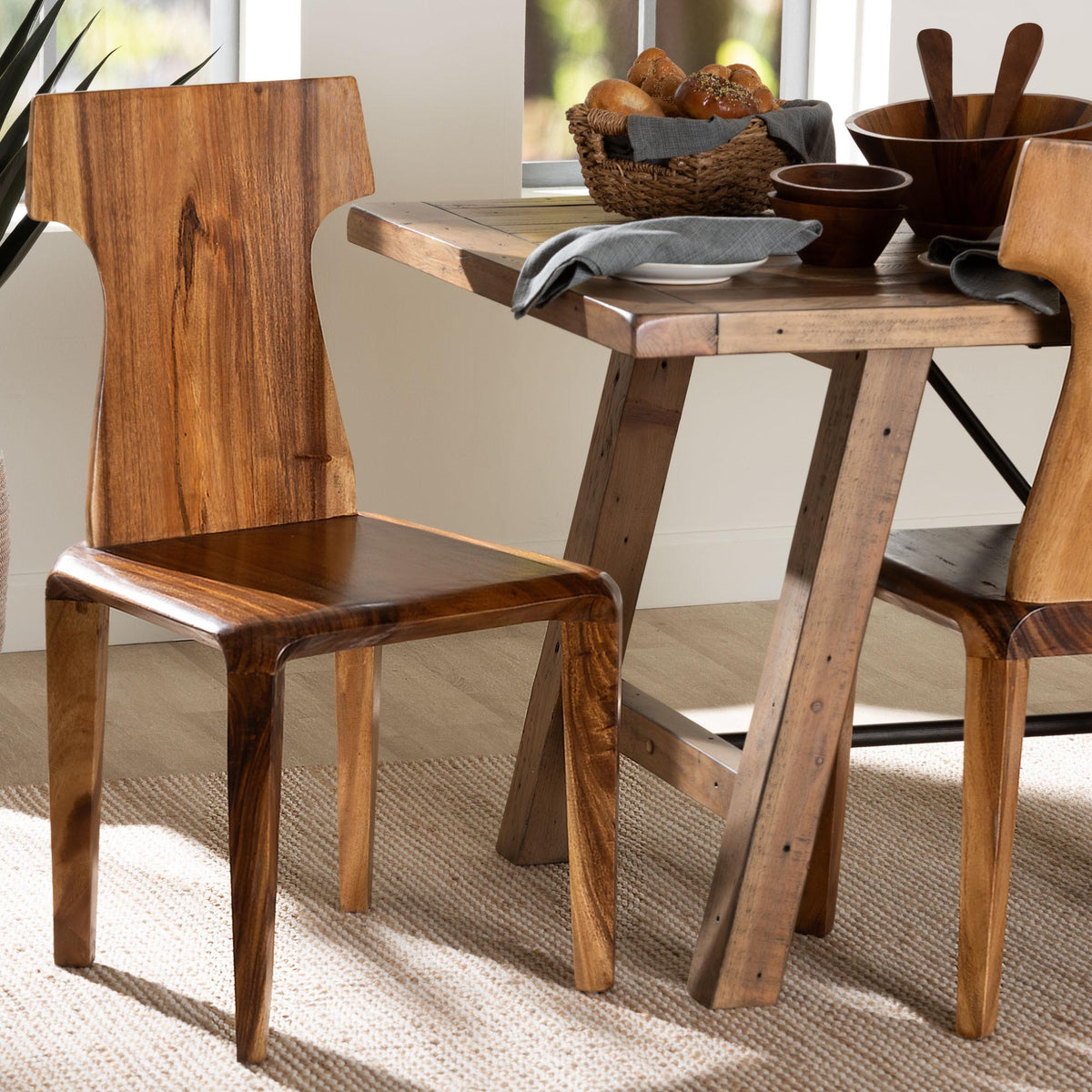 Larissa Suar Wood Dining Chair