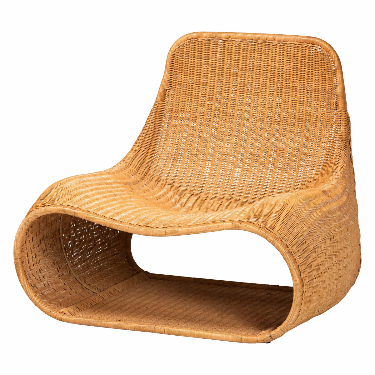 Adala Natural Rattan Loop Lounge Chair
