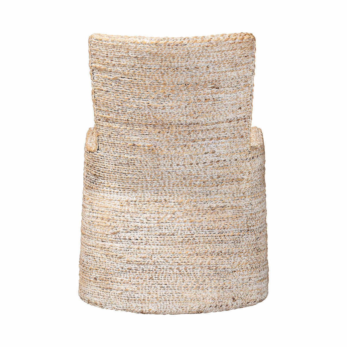 Harlow Seagrass Wrapped Dining Chair, Whitewash
