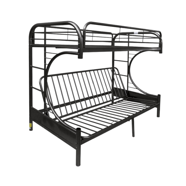 Eclipse Twin/Full/Futon Bunk Bed, Black