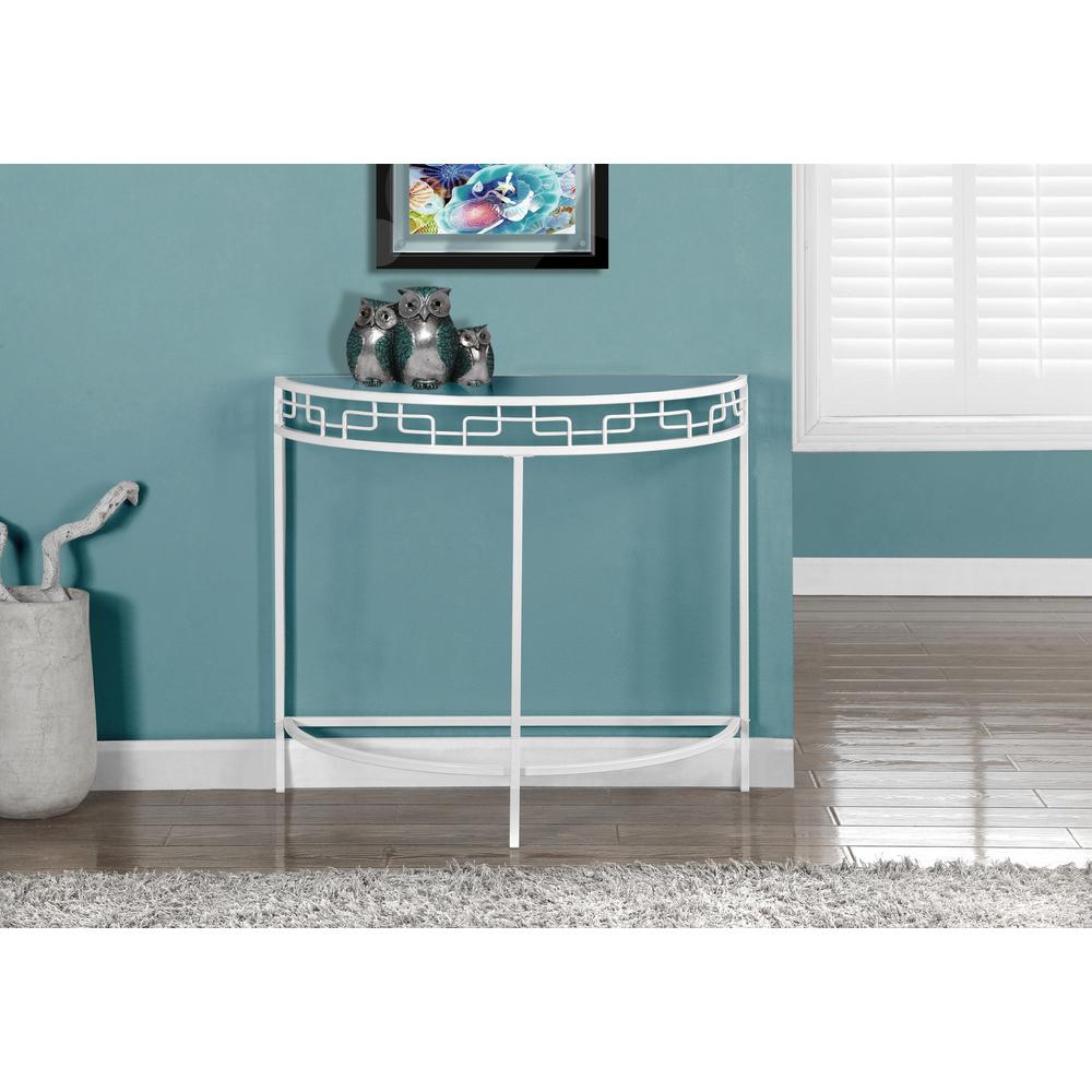 Atlantis - Accent Table Console Entryway Narrow Sofa Living Room Bedroom Clear
