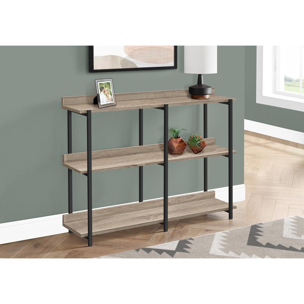 Bark - Accent Table Console Entryway Narrow Sofa Living Room Bedroom Brown