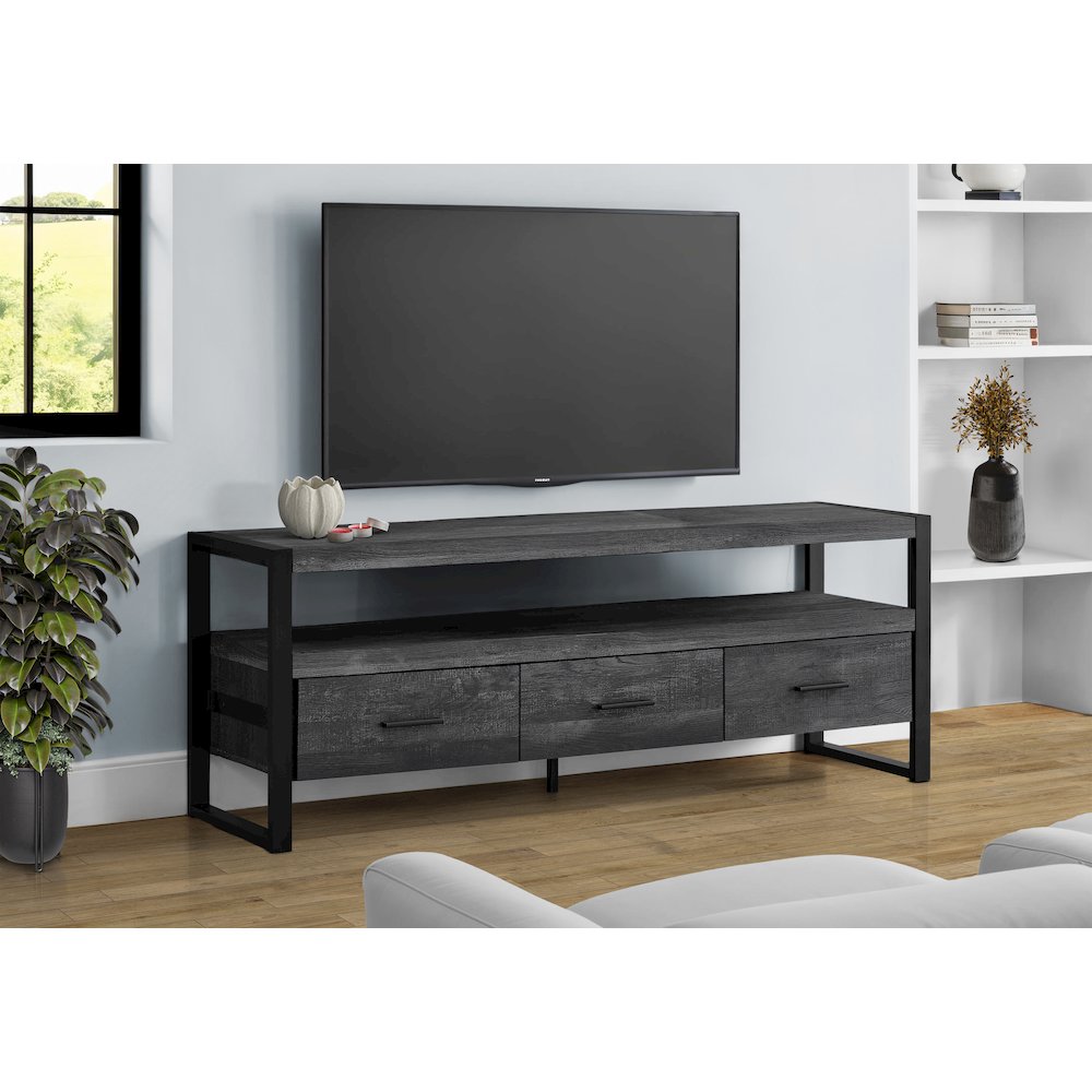 Kristy - Tv Stand 60 Inch Console Media Entertainment Center Storage Drawers
