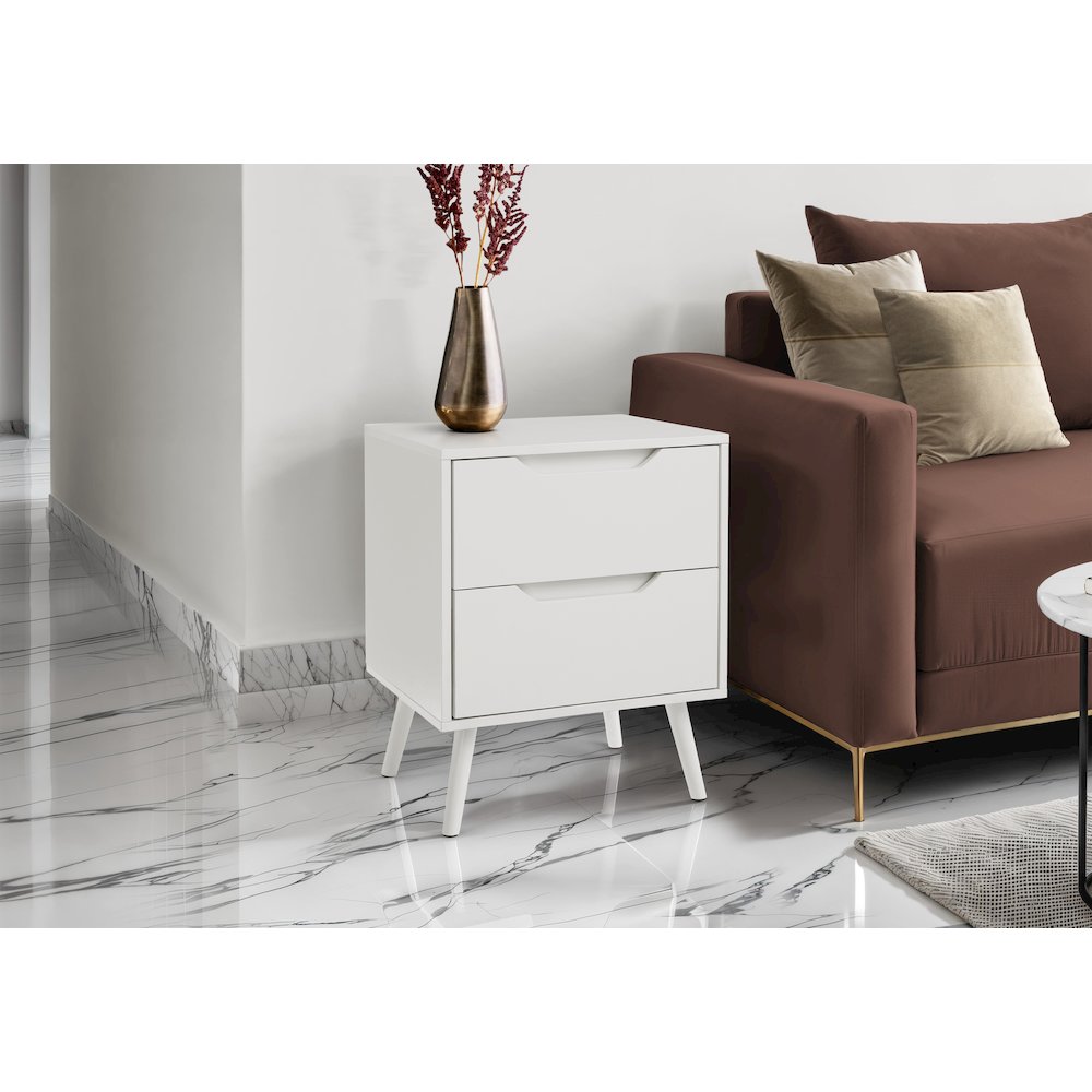 Nevena - Accent Table Side Table End Storage Drawer Nightstand Bedroom Living