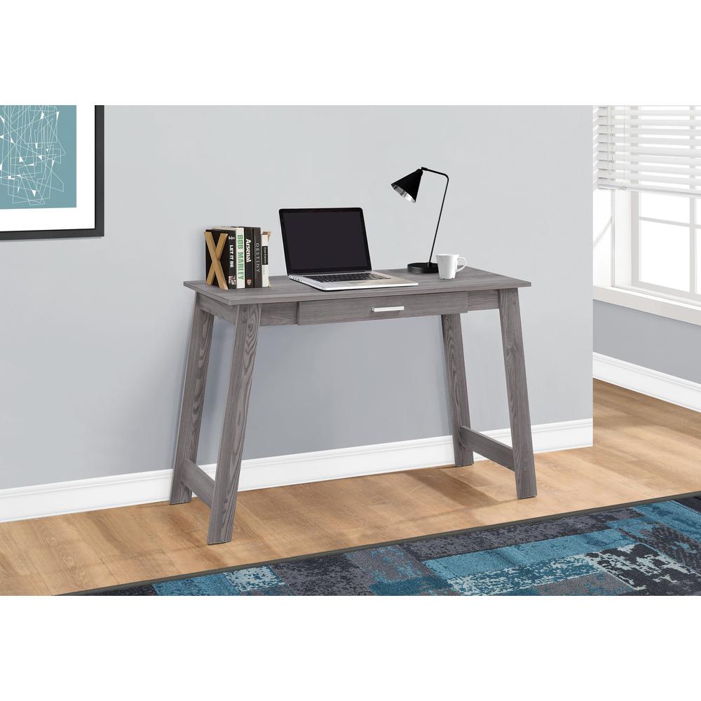 Randolph - Computer Desk Home Office Laptop Storage Drawers Work Grey Laminate
