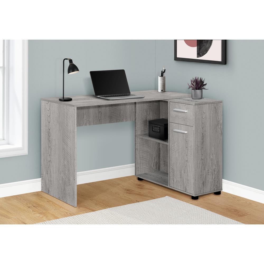 Karla - Computer Desk Home Office Corner Storage Drawers 46"L L Shape