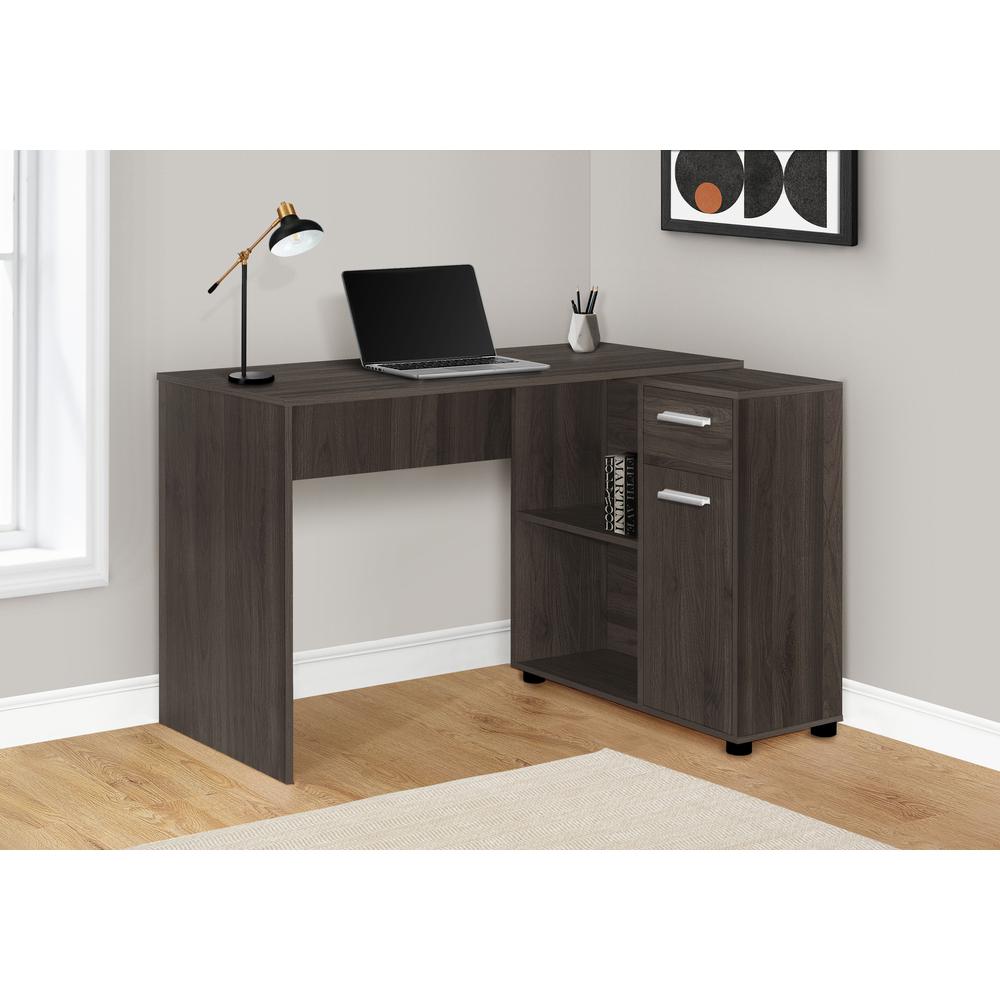 Liese - Computer Desk Home Office Corner Storage Drawers 46"L L Shape