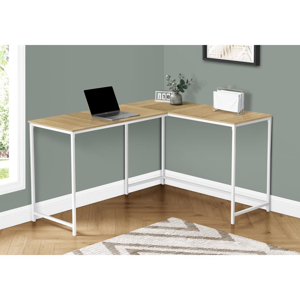 Destin - Computer Desk Home Office Corner 58"L L Shape Work Laptop