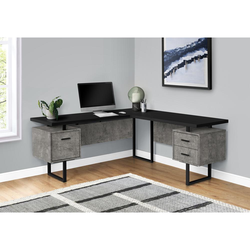 Branca - Computer Desk Home Office Corner Left Right Set-up Storage Drawers