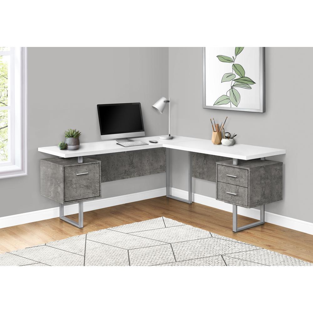 Filicia - Computer Desk Home Office Corner Left Right Set-up Storage Drawers
