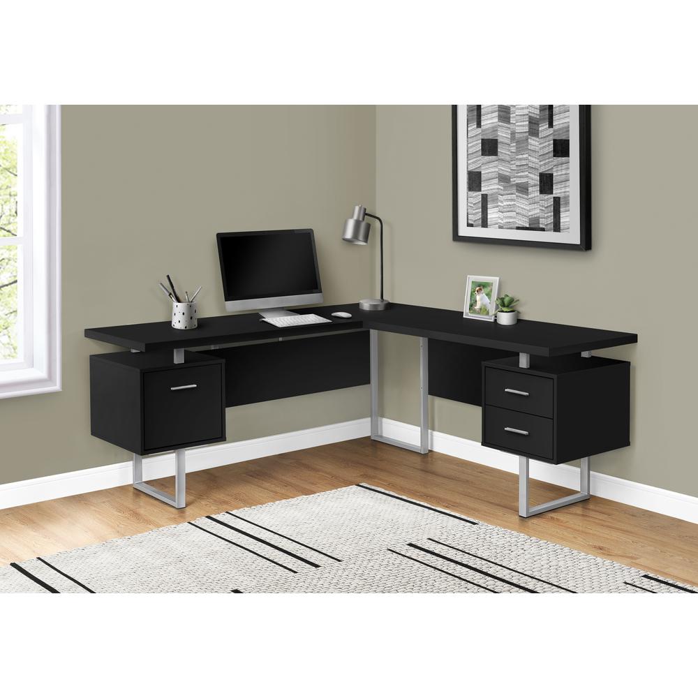 Derya - Computer Desk Home Office Corner Left Right Set-up Storage Drawers