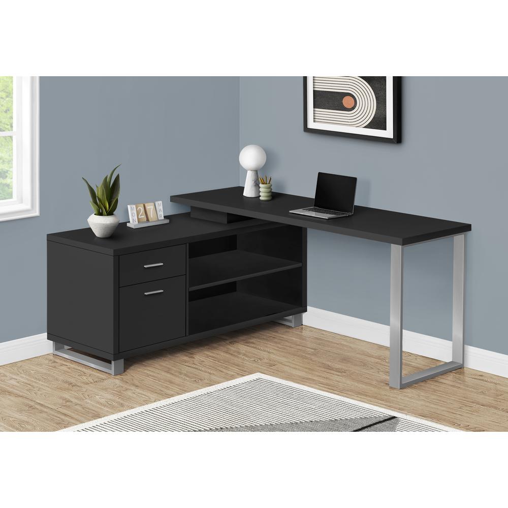 Orchard - Computer Desk Home Office Corner Storage Drawers 72"L L Shape