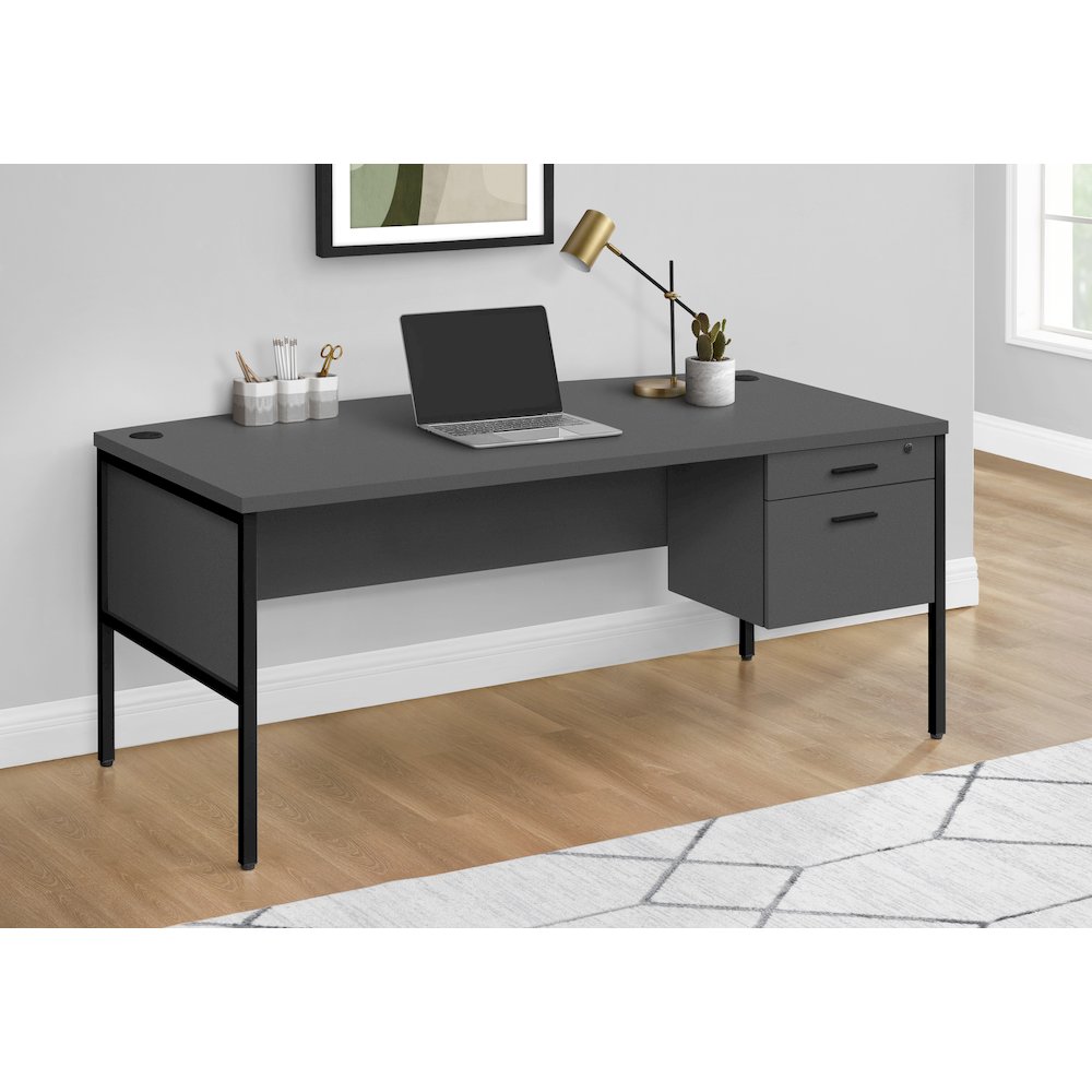 Calanthe - Computer Desk 72"L Home Office Work Laptop Commercial Grade File