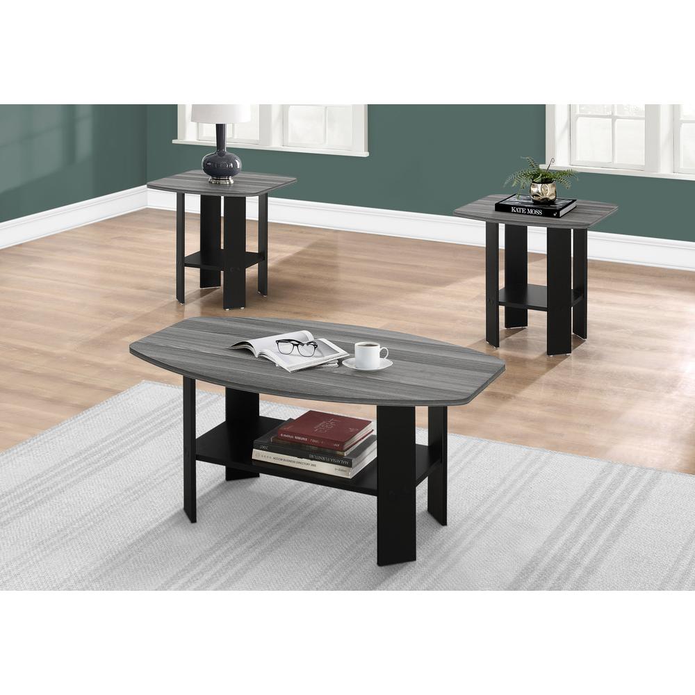 Fabrico - Table Set 3pcs Set Coffee End Side Accent Living Room