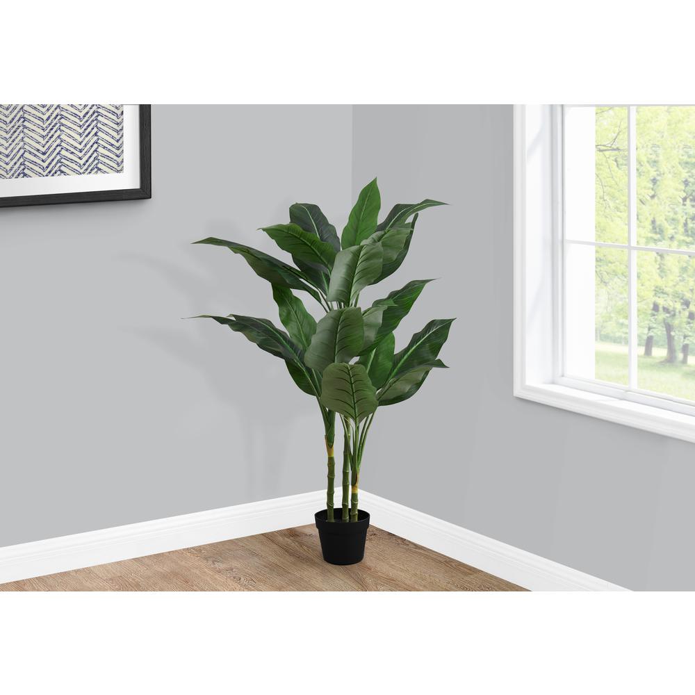 Emmali - Artificial Plant 42" Tall Evergreen Tree Indoor Faux Fake Floor