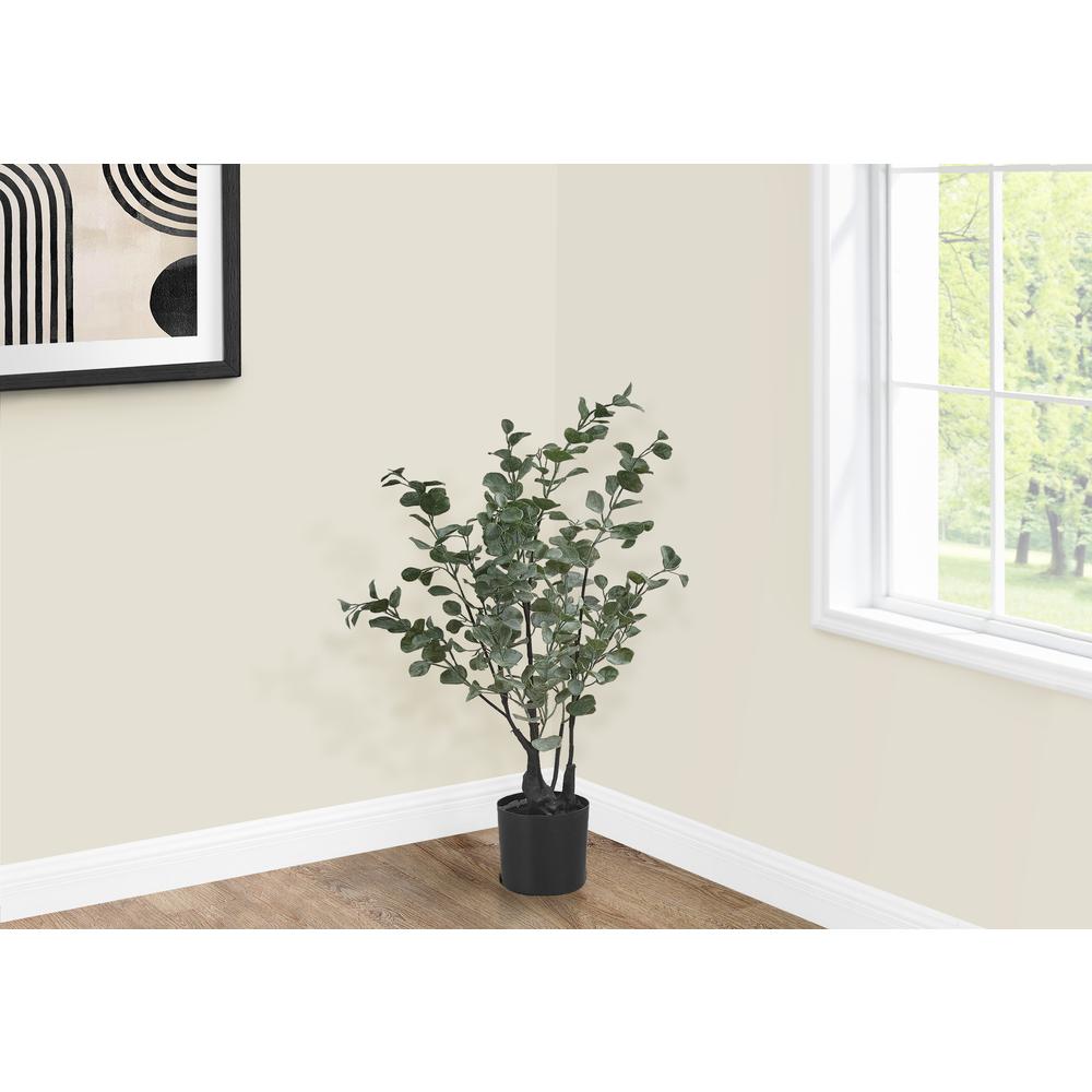Valonia - Artificial Plant 35" Tall Eucalyptus Tree Indoor Faux Fake Floor