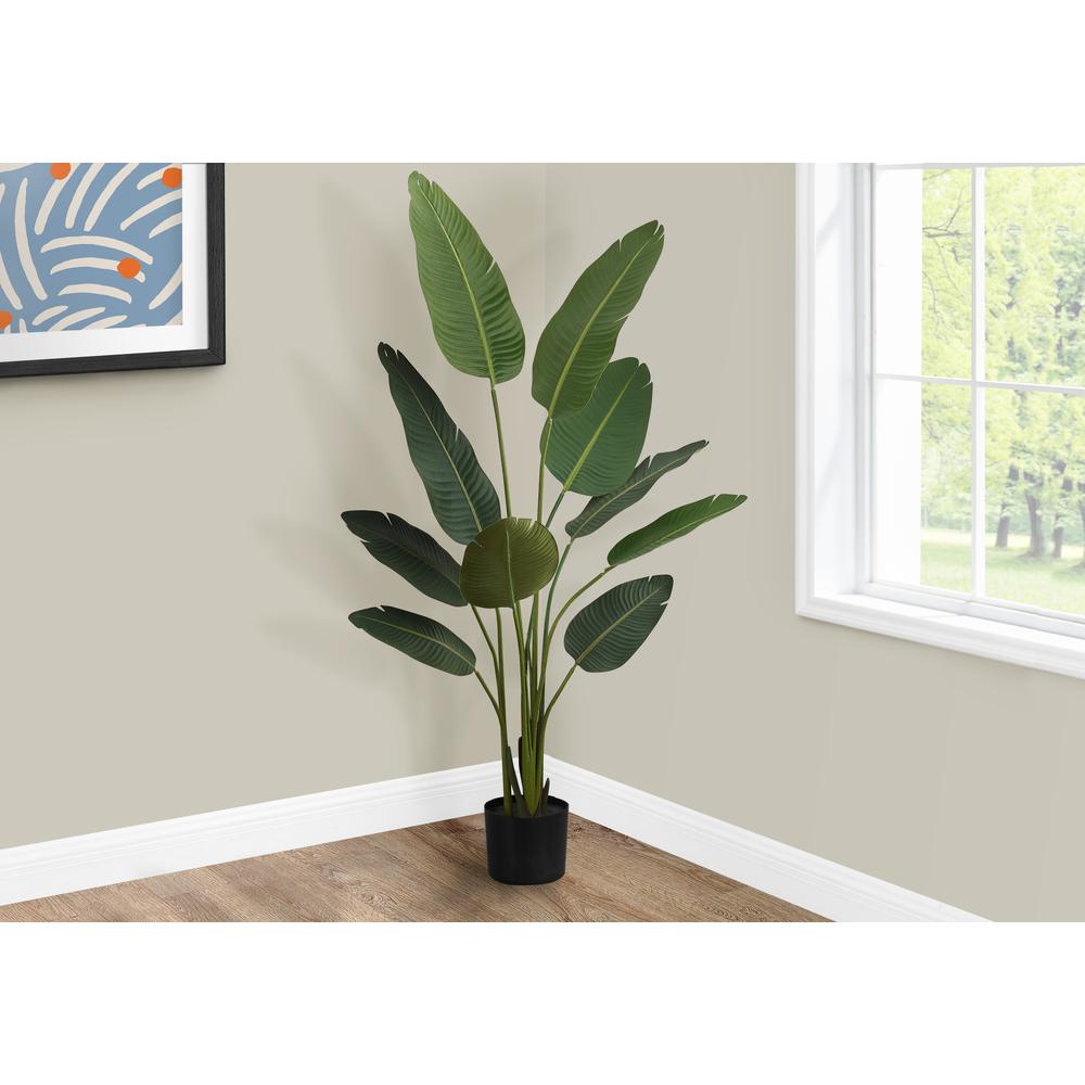 Camila - Artificial Plant 60" Tall Bird Of Paradise Tree Indoor Faux