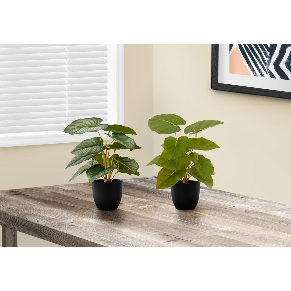 Elizette - Artificial Plant 13" Tall Epipremnum Indoor Faux Fake Table Greenery