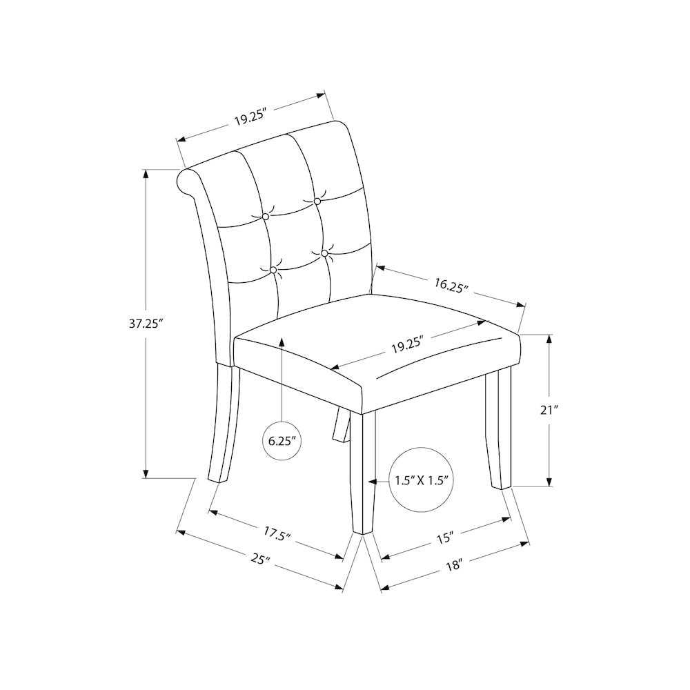 Renee - Dining Chair 38" Height Set Of 2 Upholstered Dining Room