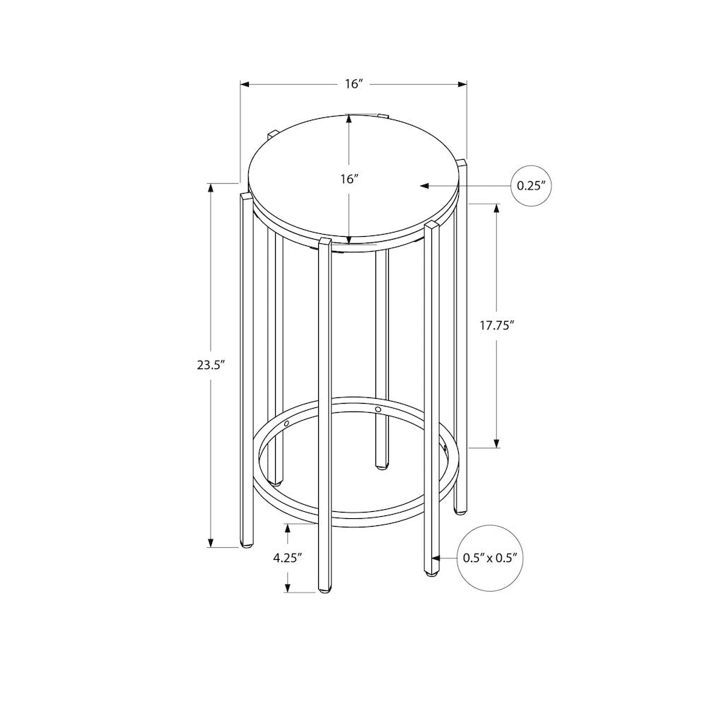 Cormier - Accent Table End Round Side Table Small Lamp Living Room
