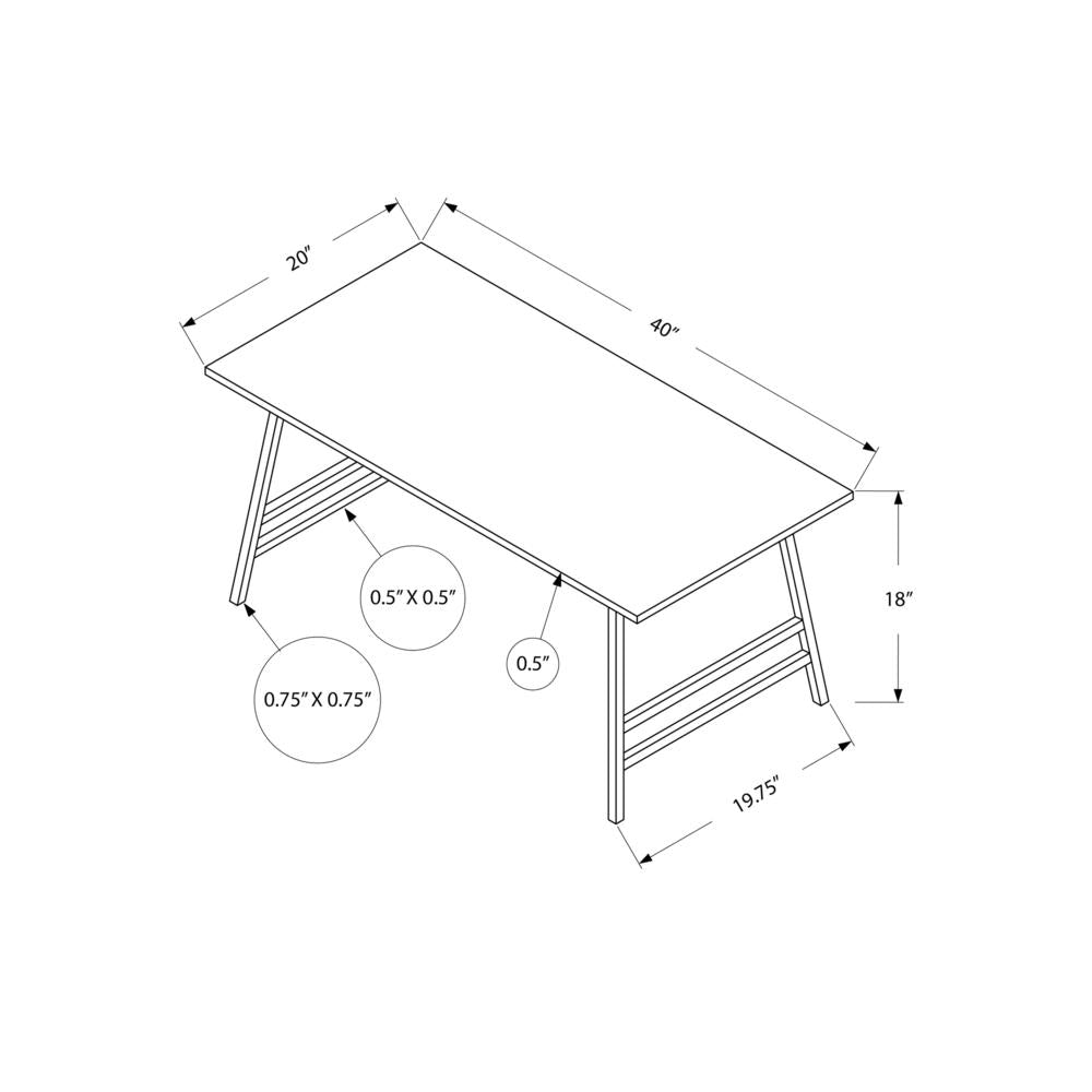 Brette - Coffee Table Accent Cocktail Rectangular Living Room 40"L Grey Laminate