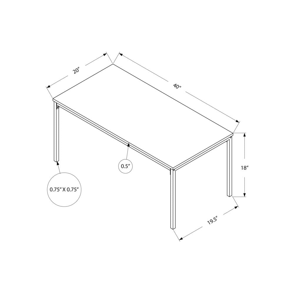 Valina - Coffee Table Accent Cocktail Rectangular Living Room 40"L White Laminate
