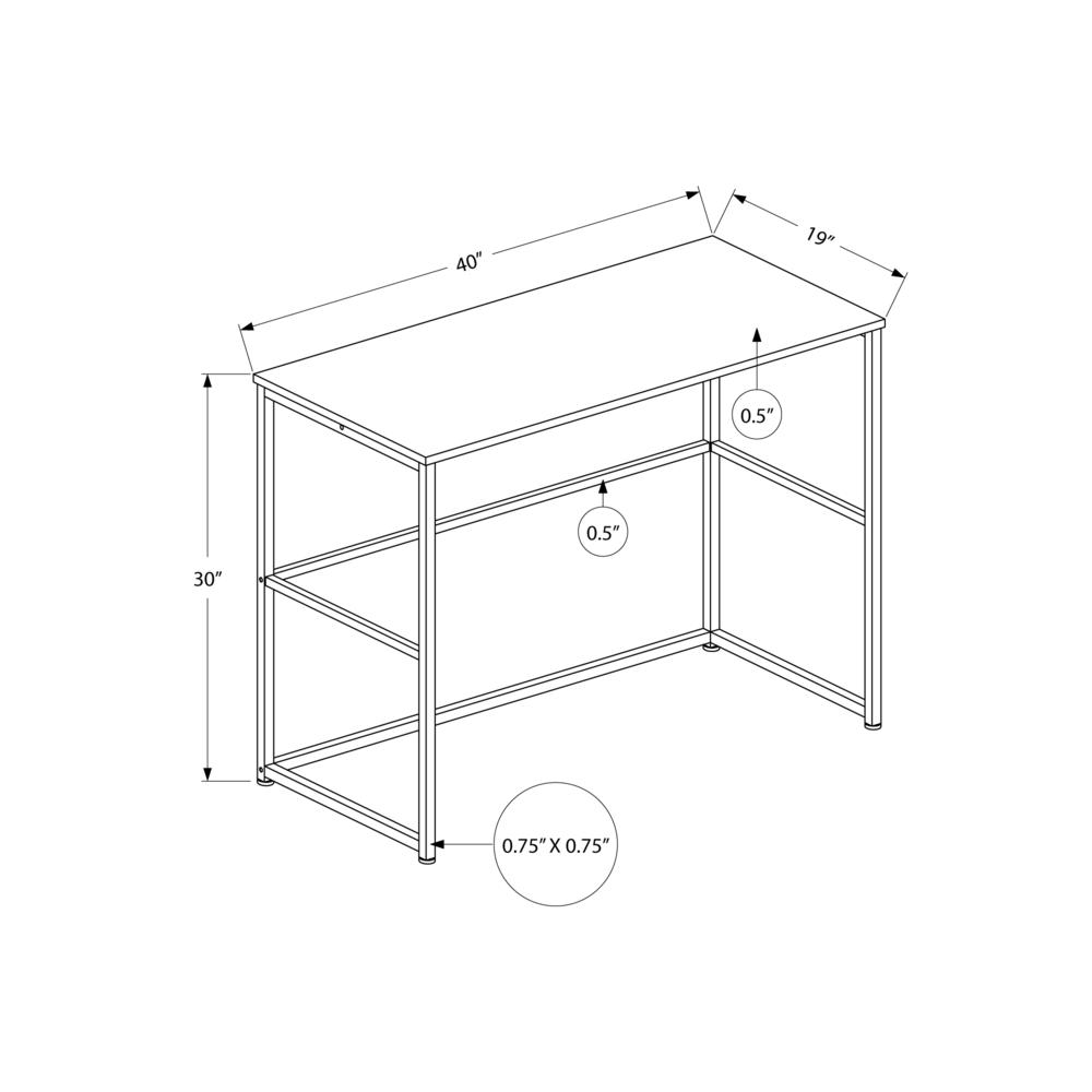 Poltak - Computer Desk Home Office Laptop Left Right Set-up Storage Drawers