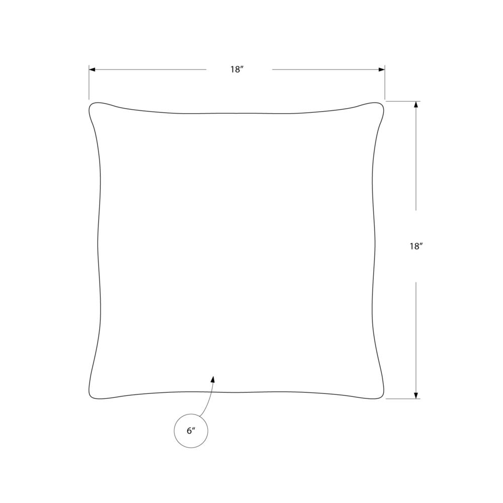 Danna - Pillows Set Of 2 18 X 18 Square Insert Included
