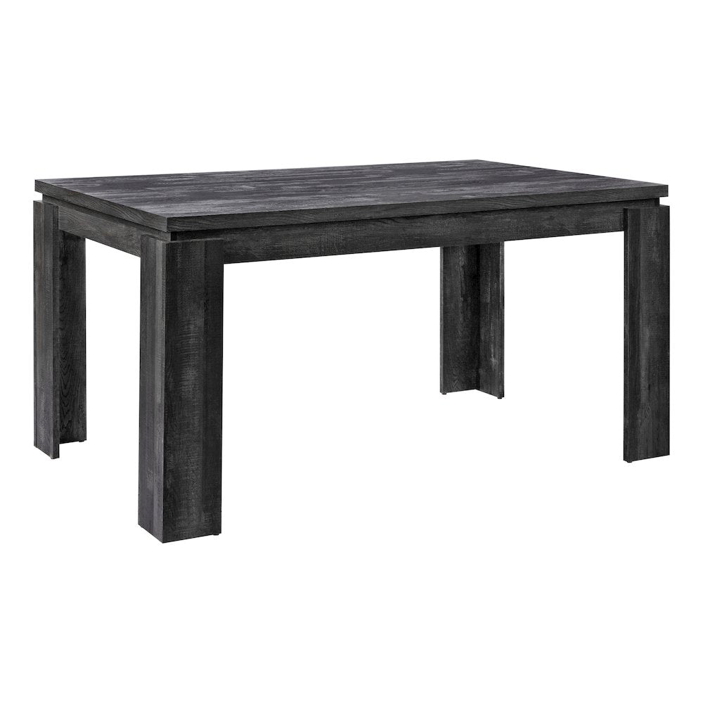 Ananas - Dining Table 60" Rectangular Kitchen Dining Room Black Laminate Contemporary