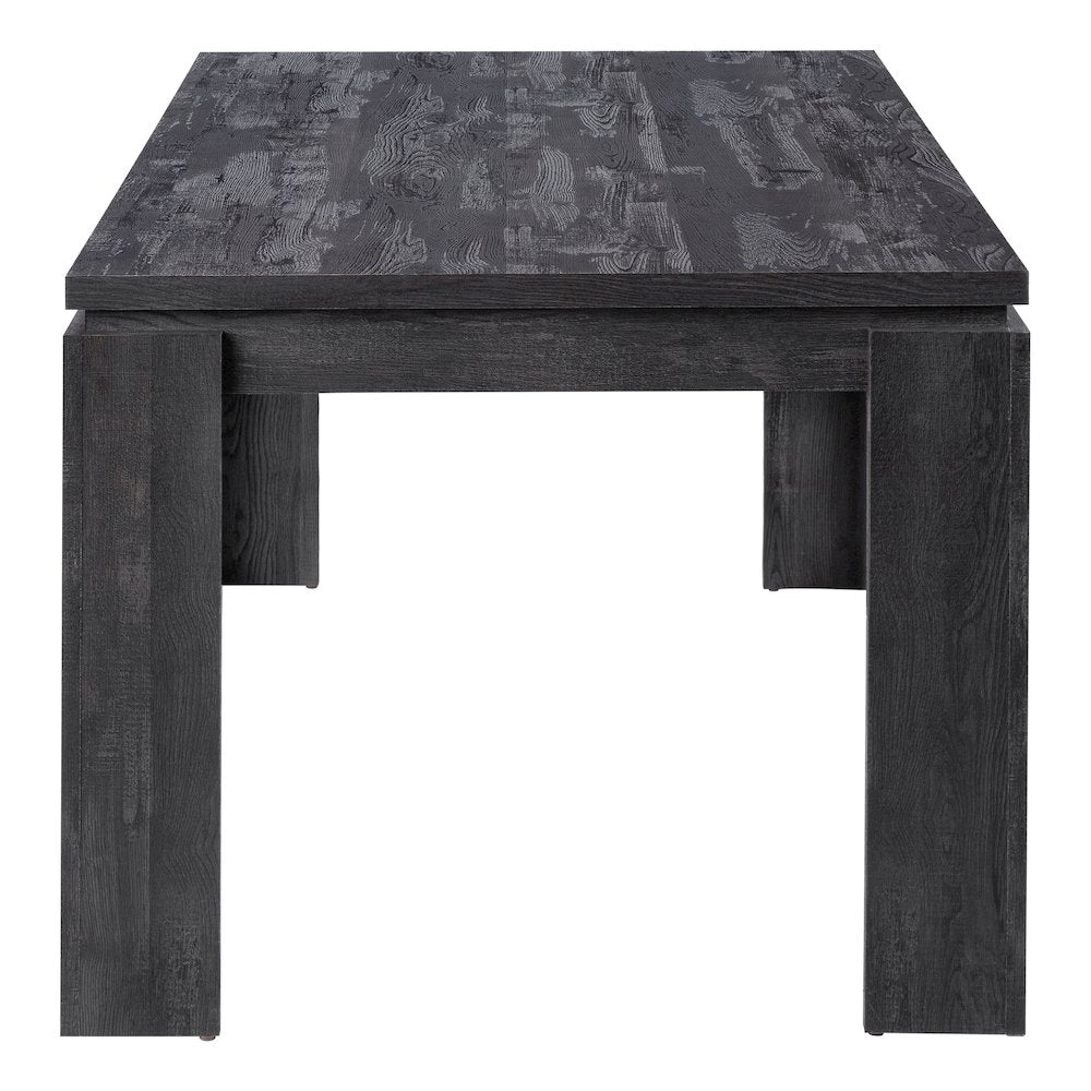 Ananas - Dining Table 60" Rectangular Kitchen Dining Room Black Laminate Contemporary