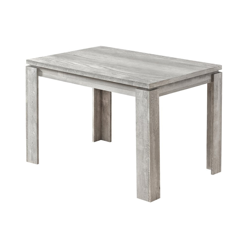 Gable - Dining Table 48" Rectangular Small Kitchen Dining Room Grey Laminate
