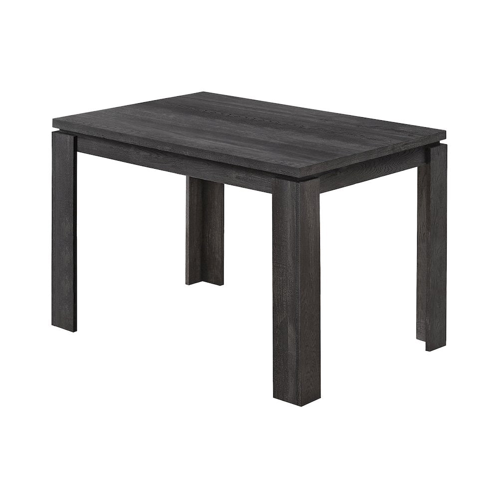 Davis - Dining Table 48" Rectangular Small Kitchen Dining Room Black Laminate