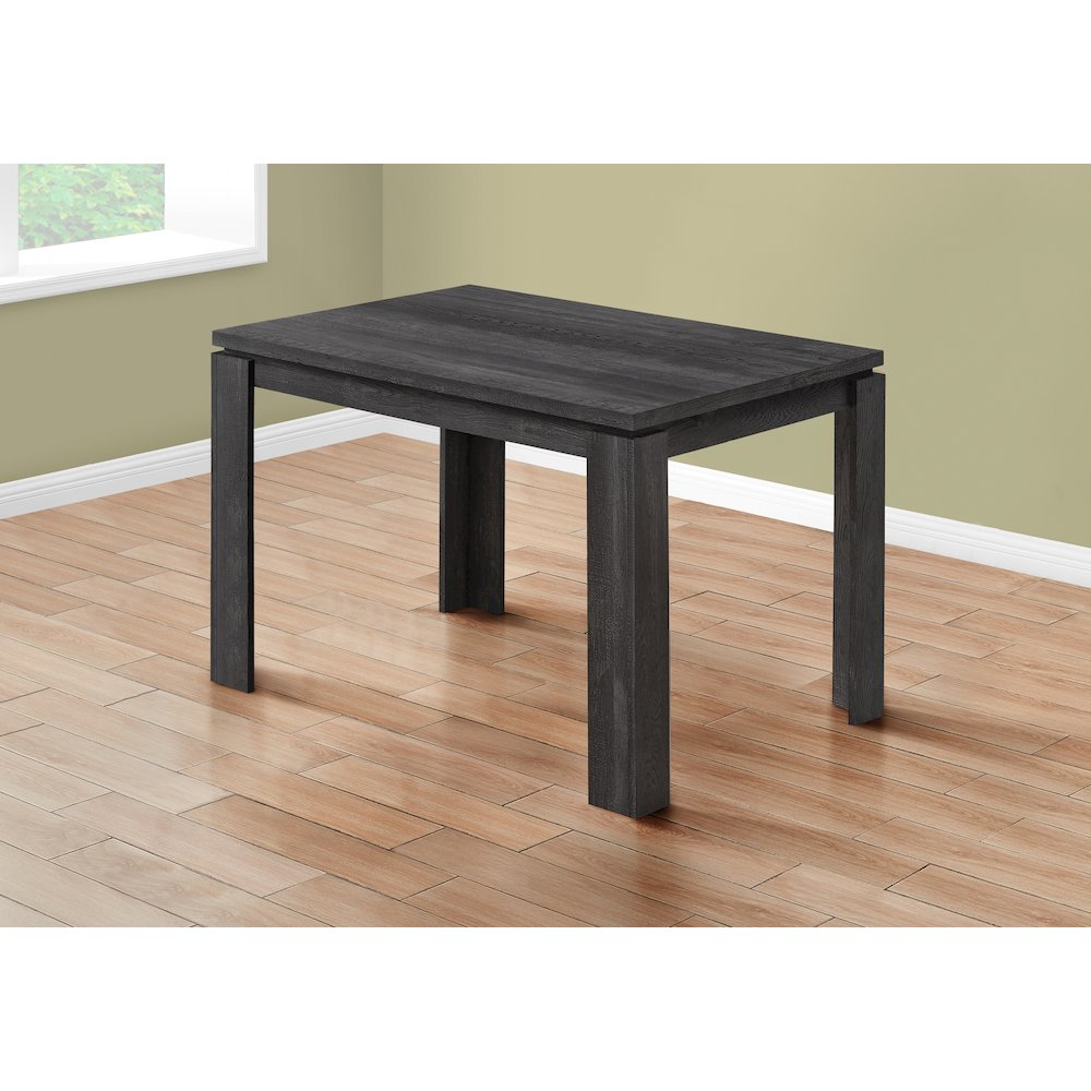 Davis - Dining Table 48" Rectangular Small Kitchen Dining Room Black Laminate