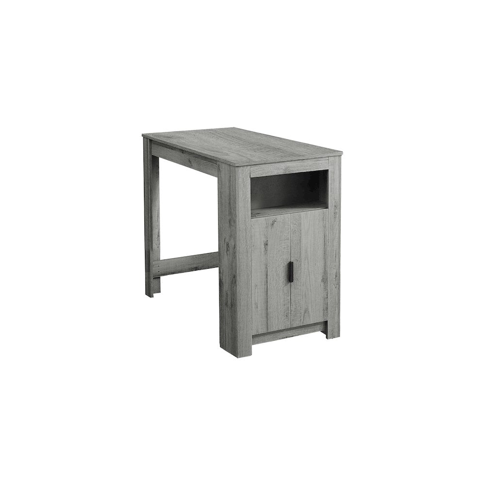 Anra - Dining Table 48" Rectangular Counter Height Kitchen Small Storage Grey