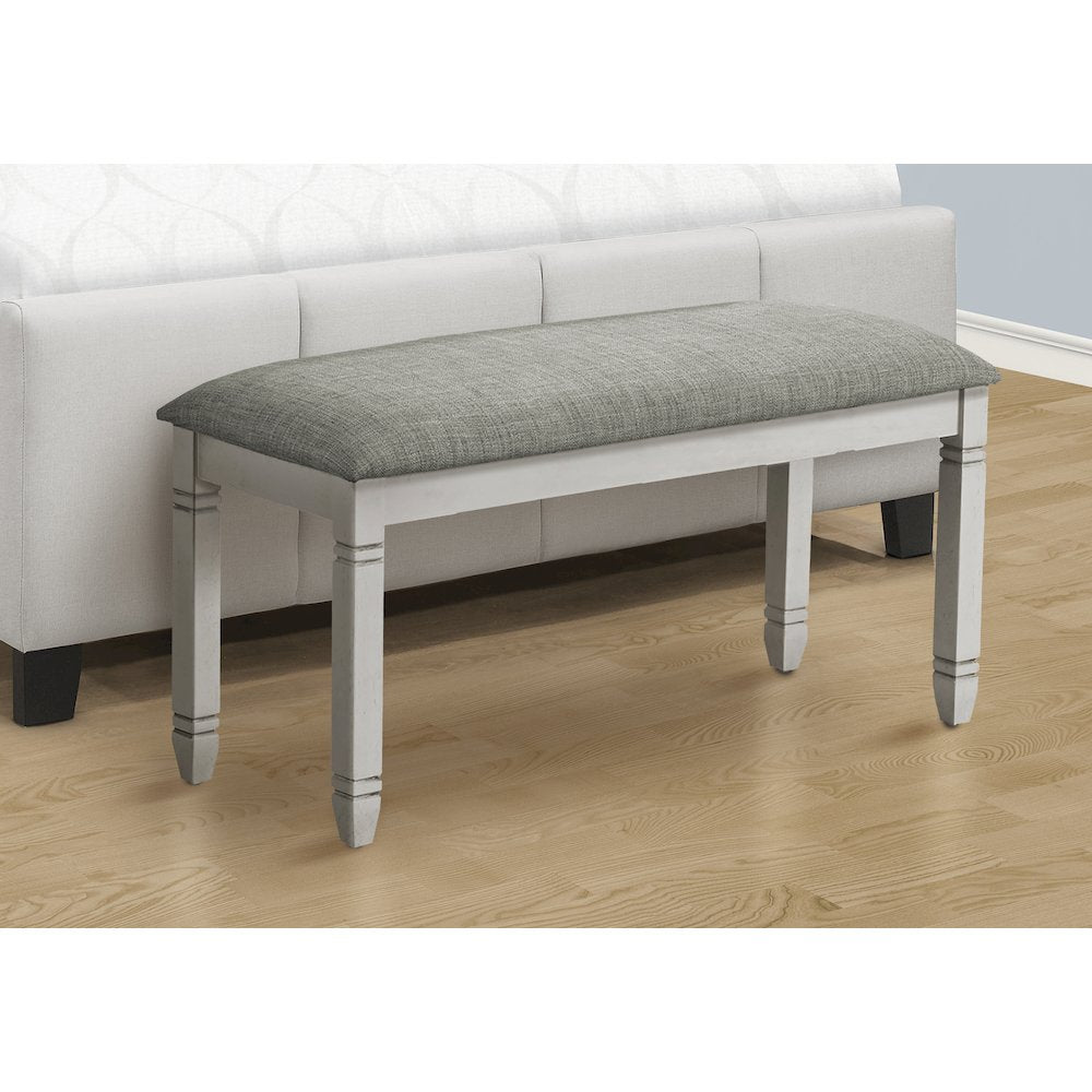 Bagnolet - Bench 41" Rectangular Kitchen Dining Room Entryway Bedroom Upholstered Wood