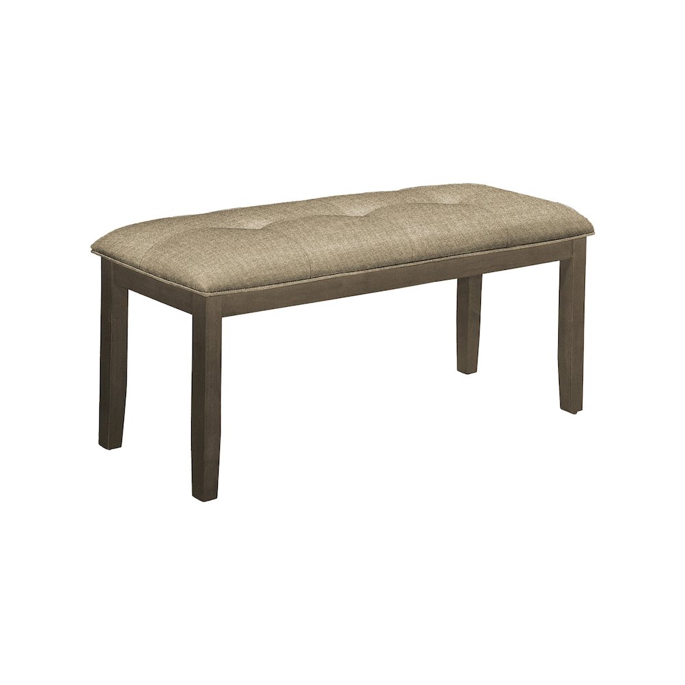 Jake - Bench 44" Rectangular Dining Room Entryway Kitchen Hallway Upholstered Wood